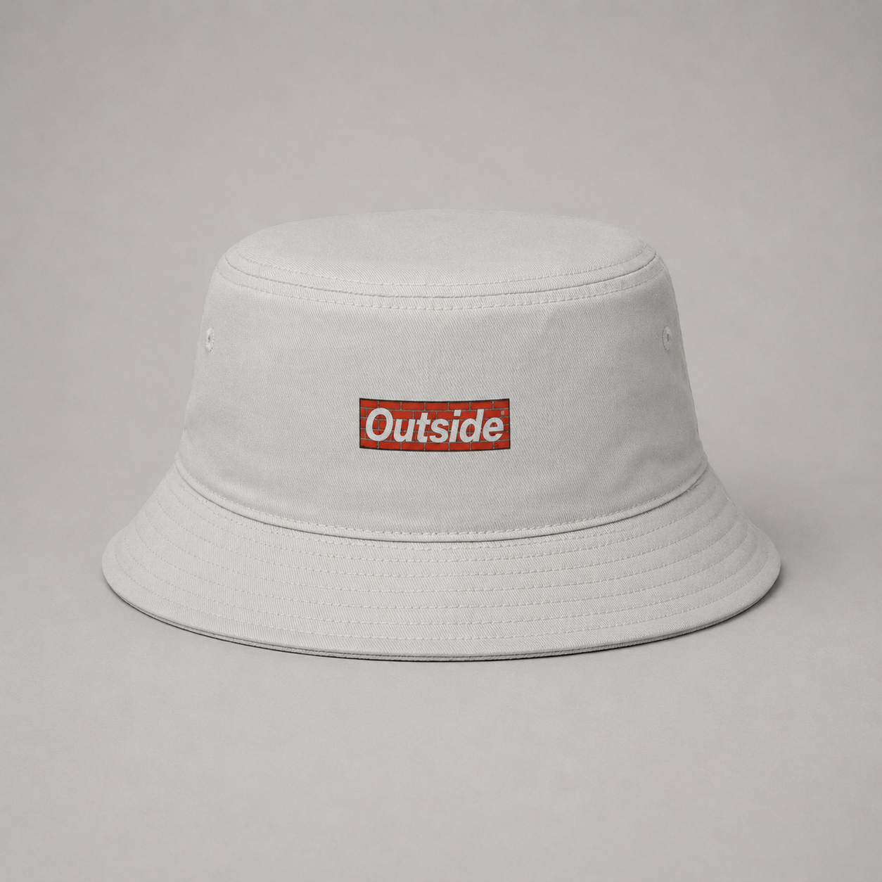 Brick Outside Logo Bucket Hat