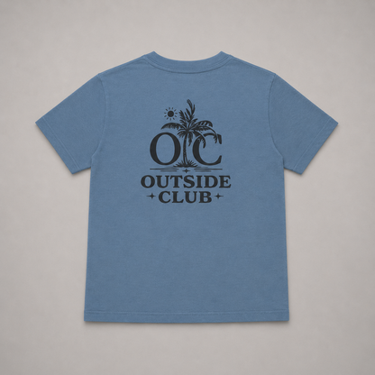Little Outside Club Tee — Blue Jean
