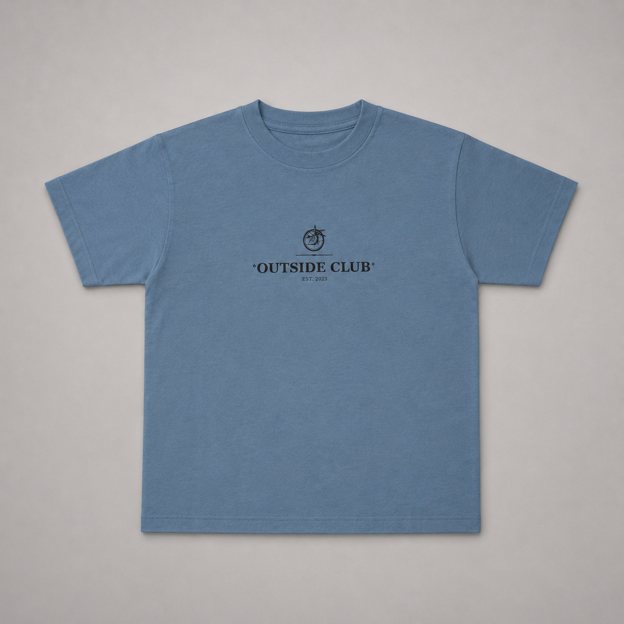 Little Outside Club Tee — Blue Jean