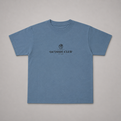 Little Outside Club Tee — Blue Jean